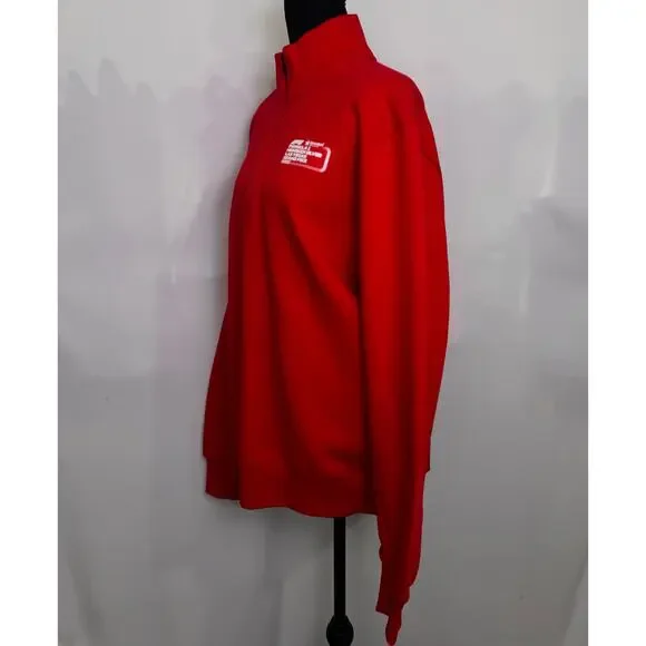 PUMA Formula 1 Las Vegas Grand Prix Red Half Zip Pullover Size Large - Picture 4 of 10